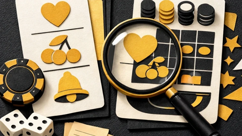 Basic casino words, without the usual noise