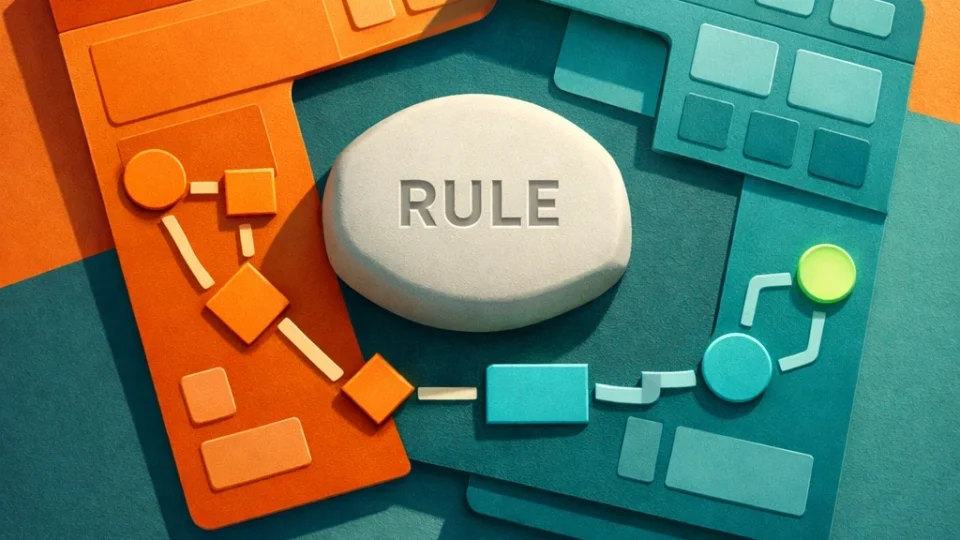 When the interface changes, the rule may not